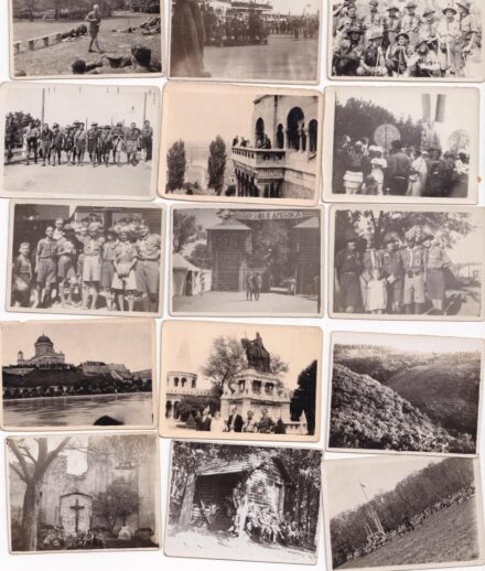 1933 Jamboreen készült kis méretű fényképek.