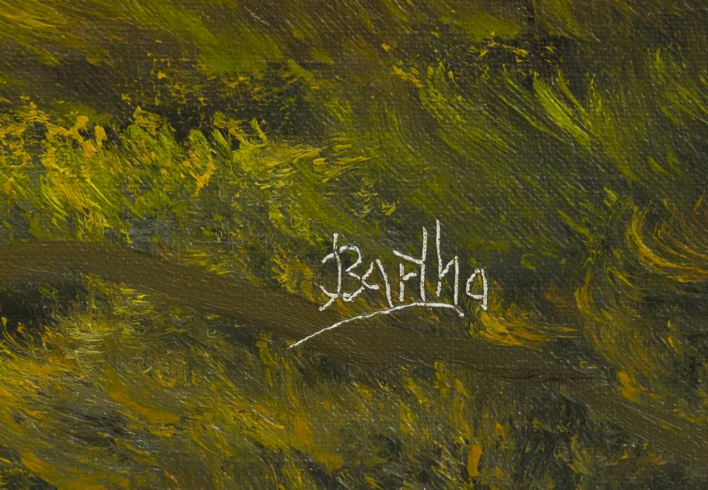 Bartha Tibor (?-): Vízparti táj. - Image 3