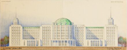 Kónya Zoltán (1891-): M.R.T. építkezés 1931 (terv vázlat).