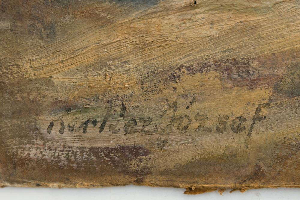 Kertész József (1905-1979): Aszfaltozás. - Image 3