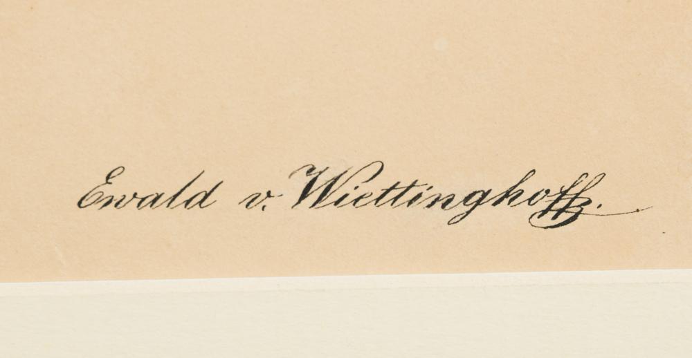 Ervald von Wiettinghoff (1826-1882): Propyläen in München alaprajza 1865. - Image 2