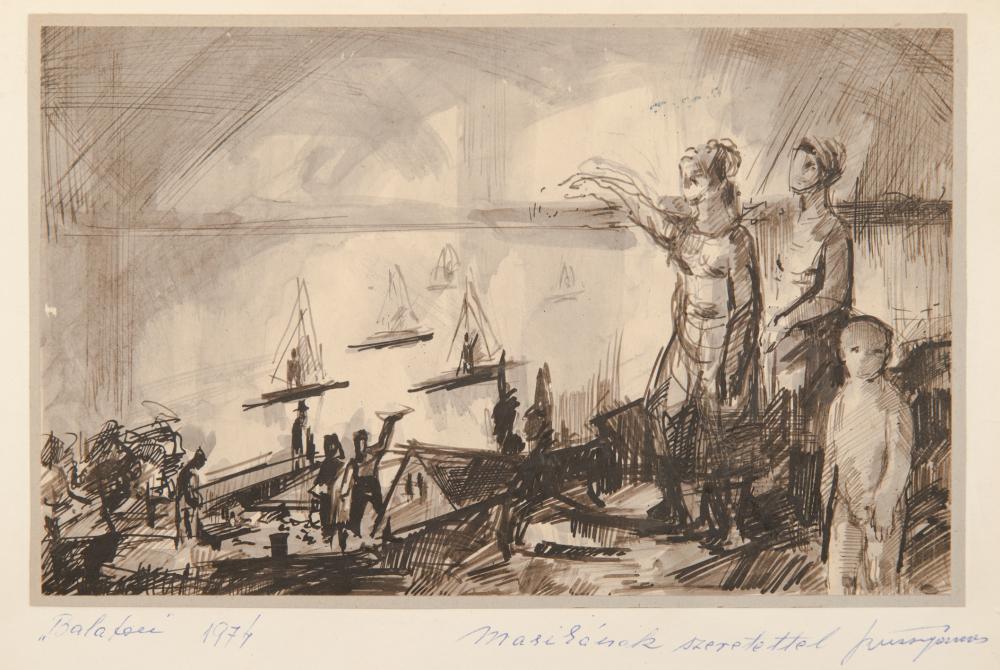 Rozs János (1901-1987): Balaton.