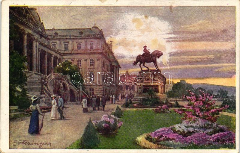 Budapest I. Királyi vár, Jenő herceg szobra, B.K.W.I. 280/11. s: Götczinger