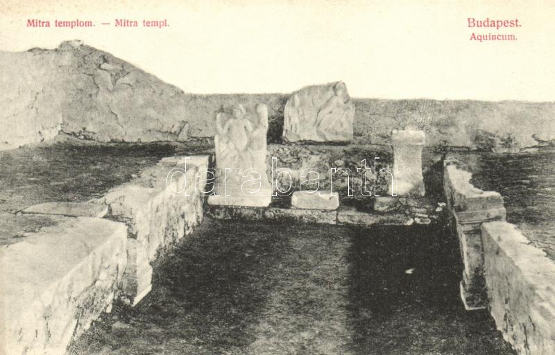 Budapest III. Aquincum, Mitra templom; Divald Károly
