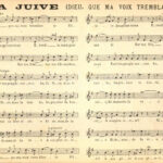 La Juive (Dieu, que ma voix tremblante) / opera sheet music, Judaica