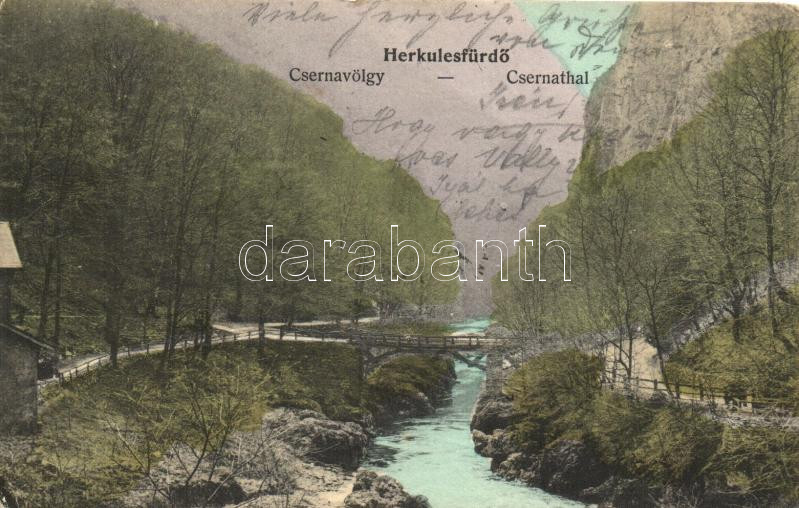 Herkulesfürdő, Baile Herculane; Cserna-völgy / valley (fl)