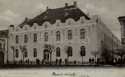 Máramarossziget, Sighetu Marmatiei; Állami felsőbb leányiskola. Wizner és Dávid / Girl school (EK)