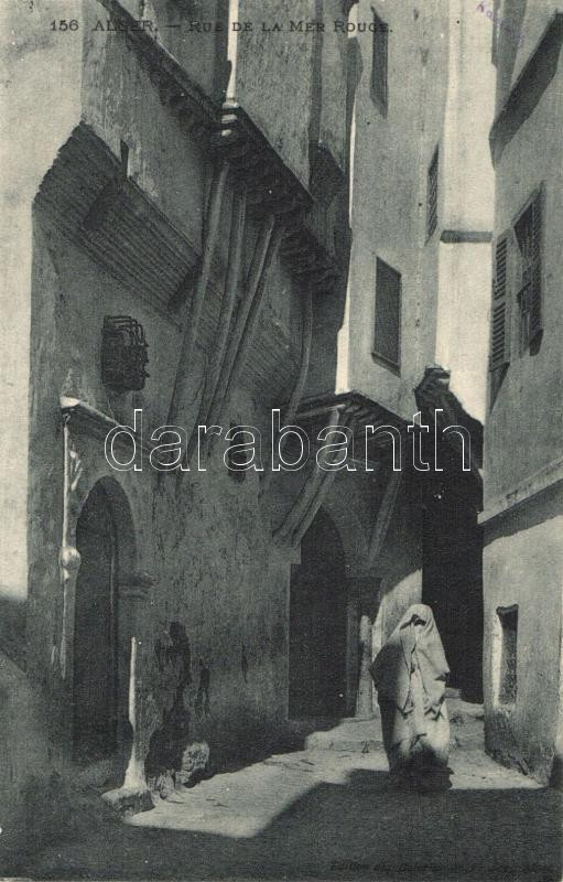 Algiers, Alger; Rue de la Mer Rouge / street of the Red Sea