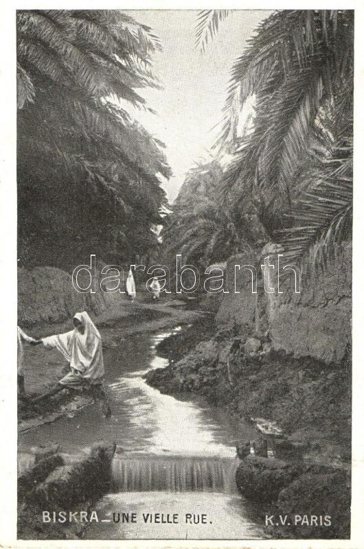 Biskra, 'Une Vielle Rue' / an old road