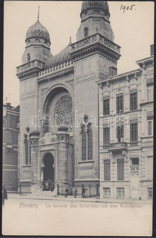 Antwerpen, Anvers; Temple des Israelites / synagogue