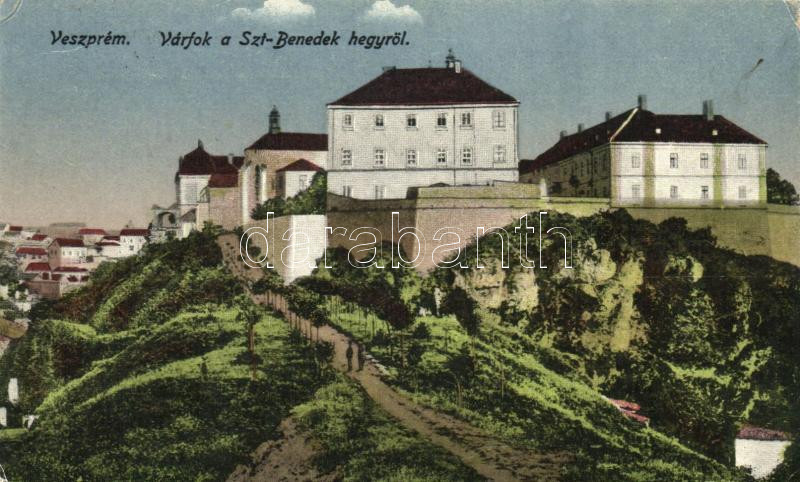 Veszprém, Várfok a Szent Benedek hegyről (EK)
