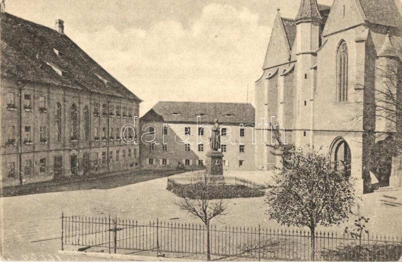 Nagyszeben, Hermannstadt, Sibiu; Huet tér. Jos. Drotleff / Platz / square