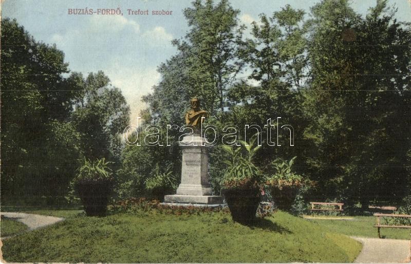 Buziás-fürdő, Trefort szobor / statue