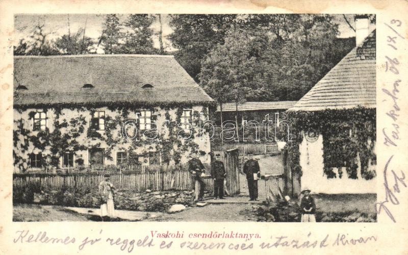 Vaskóh, Vascau; Csendőr laktanya. Miklóssy József kiadása / gendarmerie barracks (EK)