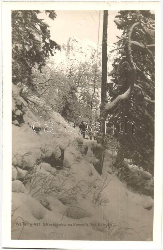 Tátra, S Hrebienku na Kamzik / Zerge télen / mountain in winter