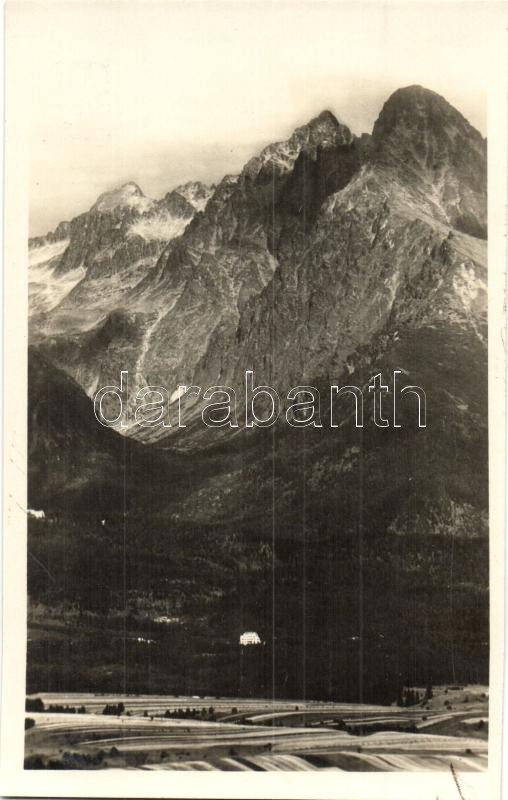 Tátra, Sanatorium Dra Opatrného, Sporthotel Hrebienok, Lomnicky stít / sanatorium, sport hotel, mountain peak