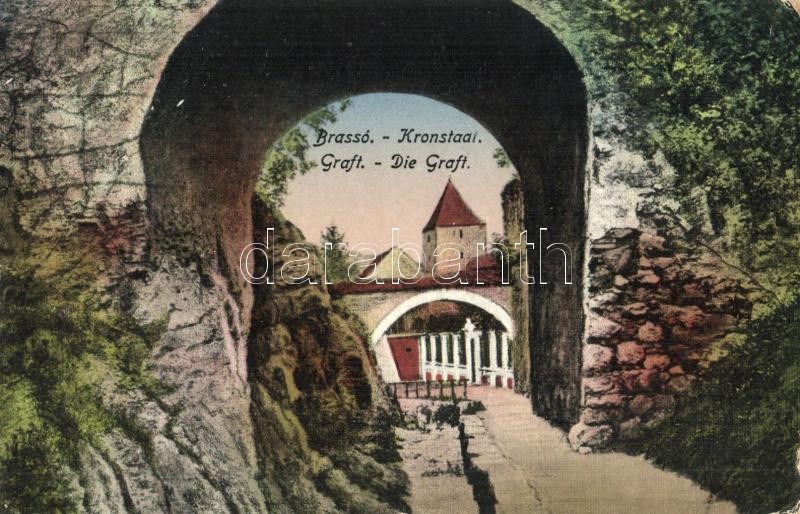 Brassó, Kronstadt, Brasov; Graft. Grünfeld Vilmos kiadása / Die Graft (EK)