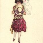 Anna & Gasparini 524-2 Art Deco Italian art postcard s: Mauzan (EK)