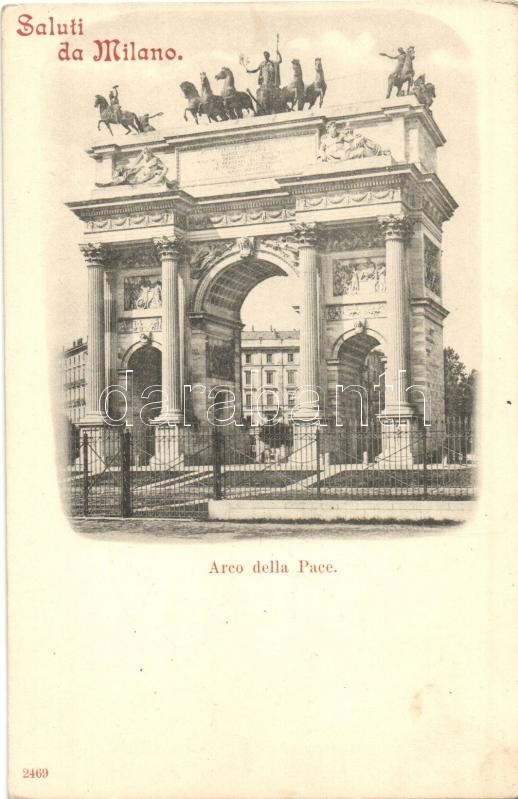 Milano, Milan; Arco della Pace / arch