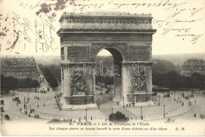 Paris, Arc de Triomphe de l'Etoile / triumph arch (EK)