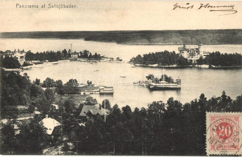 Saltsjöbaden, general view TCV card