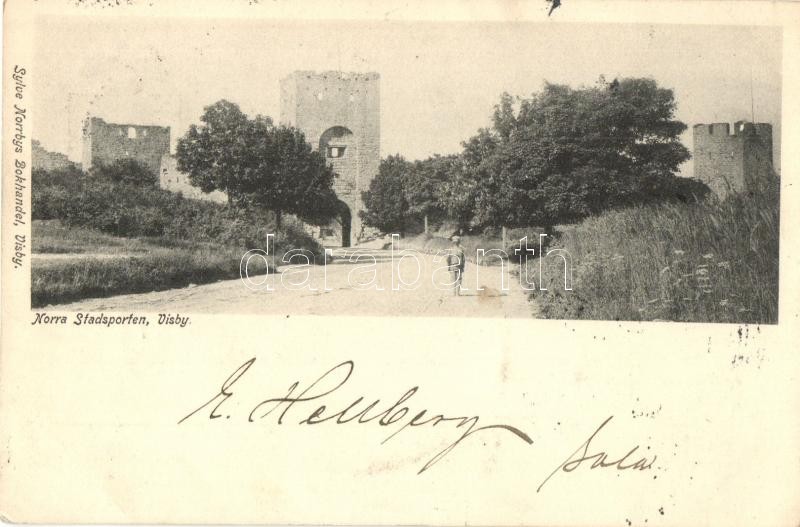 1900 Visby, Norra Stadsporten / castle