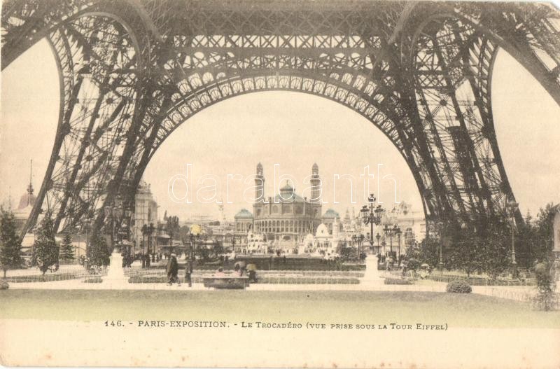 Paris Exposition. Le Trocadéro (Vue Prise Sous La Tour Eiffel / Paris Exhibition. View Under Eiffel Tower (EM)
