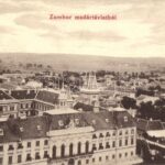 Zombor, Sombor; Madártávlatból. 39. Kaufmann Emil kiadása / general view (EK)