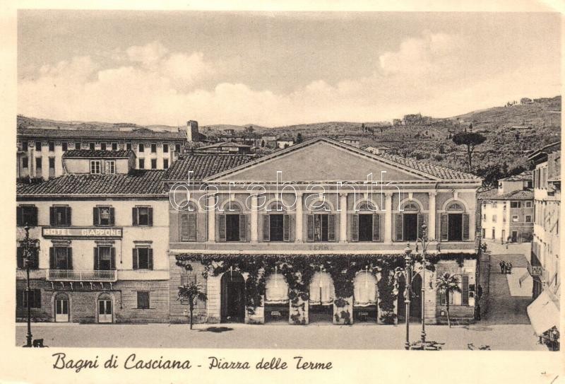 Casciana Terme, Bagni di Casciana; Piazza delle Terme, Hotel Giappone (EK)
