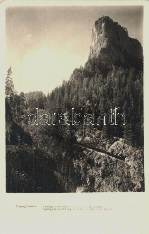 Gyergyói-havasok, Munti Giurgeu, Oltárkő és Alagút, hegy / mountain