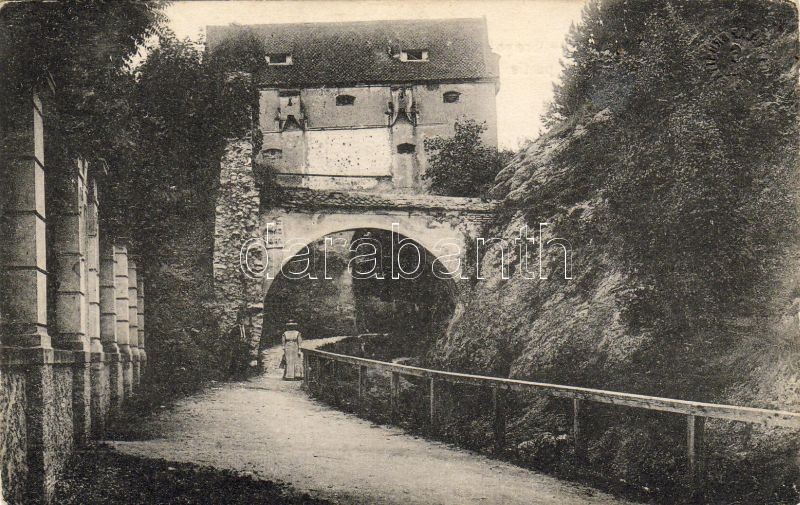 1914 Brassó, Kronstadt, Brasov; Árokmente / Graft