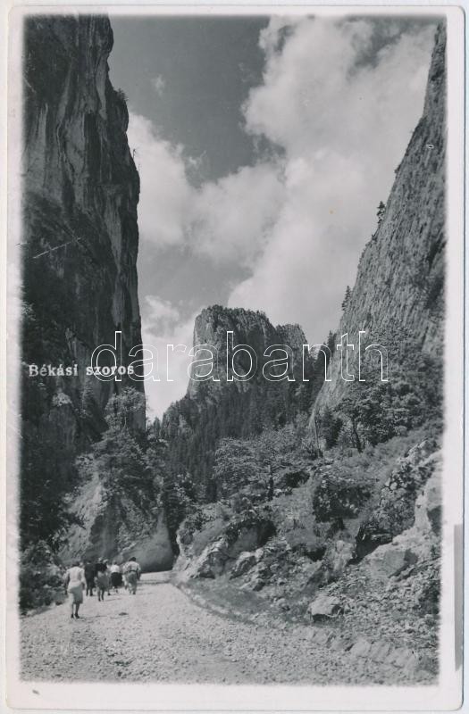Békás-szoros, Cheile Bicazului; hegyi ösvény / mountain pass