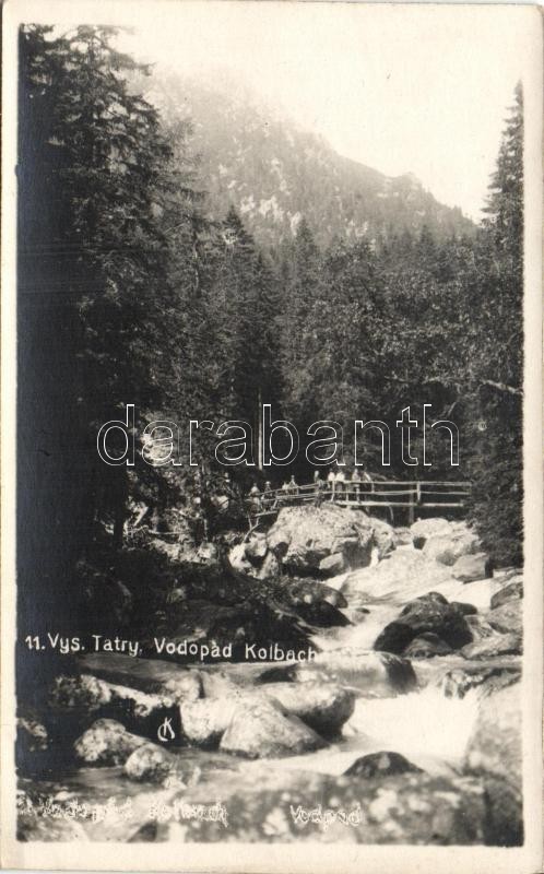 Tátra, Tarpataki vízesés / Vodopád Kolbach / waterfall