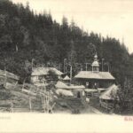1900 Muntii Stanisoarei (near Agapia); Manastirea Sihla, Schitul Sihla / Sihla Romanian orthodox monastery (EK)