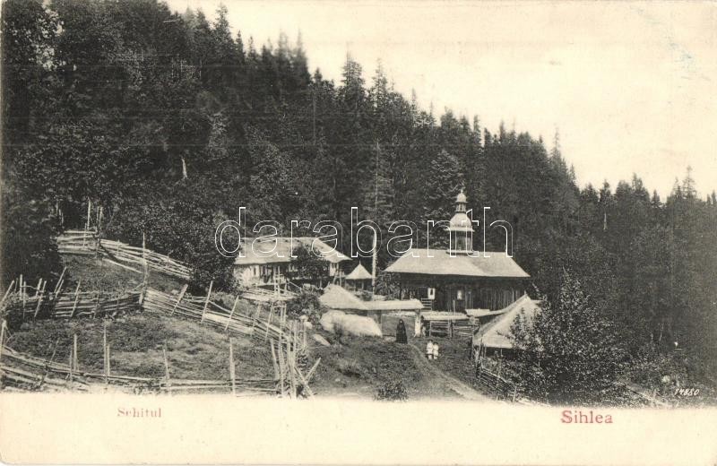 1900 Muntii Stanisoarei (near Agapia); Manastirea Sihla, Schitul Sihla / Sihla Romanian orthodox monastery (EK)