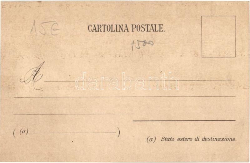 Genova, Genoa; Riccordo di Lato Ovest. Floral litho - Image 2
