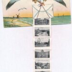 Vienna, Wien; litho leporellocard with Prater, Hofburg, Schönbrunn (kopott sarkak / worn corners) - Image 2