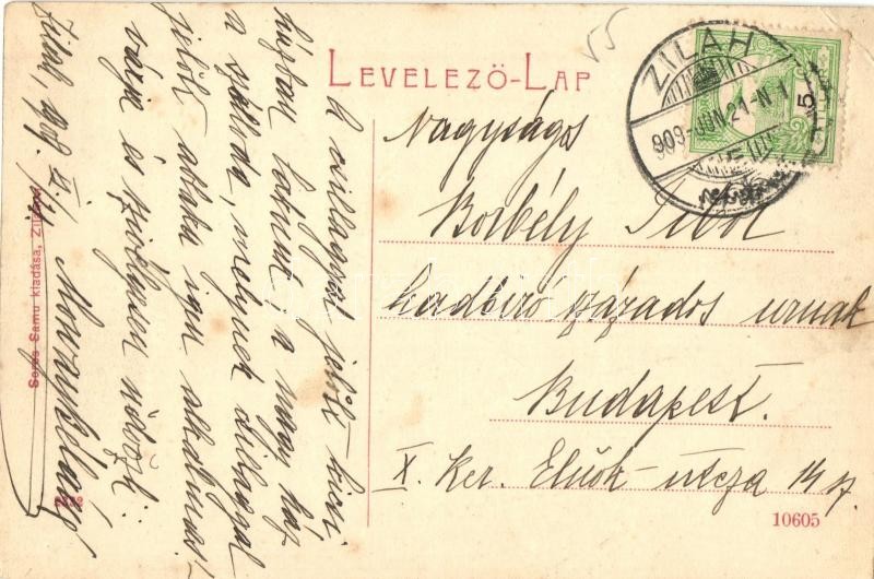 Zilah, Zalau; Wesselényi utca, Ridwal J. szálloda. Kiadja Seres Samu. W. L. (?) 2332. / street view, hotel (EK) - Image 2