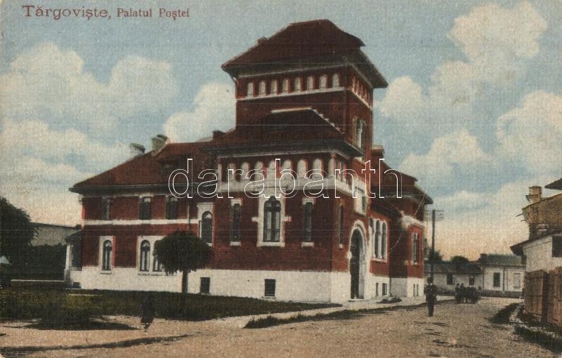Targoviste, Palatul Postei. Editura Ad. Maier & D. Stern / post office