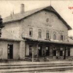 1908 Újszentanna, Szentanna, Santana; vasútállomás / Gara / Bahnhof / railway station