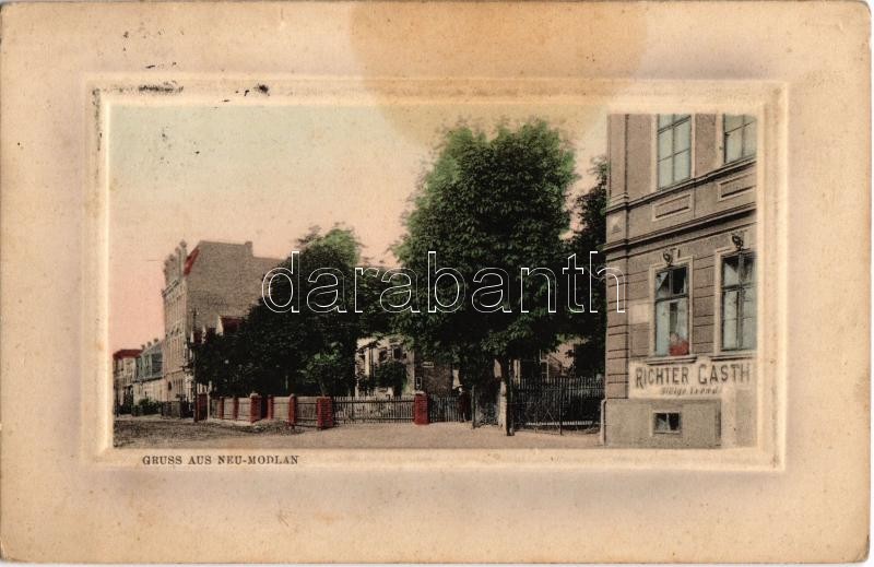 Nové Modlany, Neu Modlan; Richter Gasthaus / restaurant (fl)