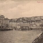 1907 Fiume, Rijeka; Ponte Girante / bridge. W.L. 1202.