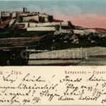 1910 Szepesváralja, Spisské Podhradie; Szepes vára. Sax Nándor kiadása / Zipser Schloss / Spissky hrad / castle