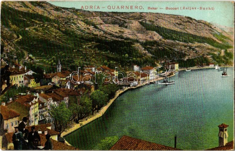 1912 Bakar, Bukar, Buccari; Adria-Quarnero, mariner. Quarn. Nr. 44. Aut. Ed. Feitzinger's Kunstverlag