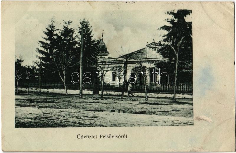 Felsővisó, Viseu de Sus; utcakép, Papp villa / street view, villa (EK)