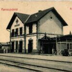 1909 Marosújvár, Uioara, Ocna Mures; Pályaudvar, vasútállomás. W. L. 1606. / Bahnhof / Gara / railway station (EK)