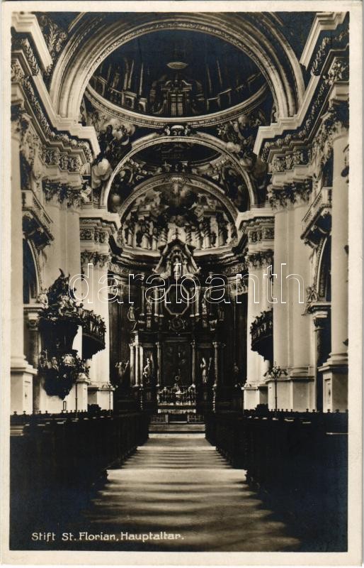 St. Florian, Stift, Haputaltar / monastery, interior, main altar