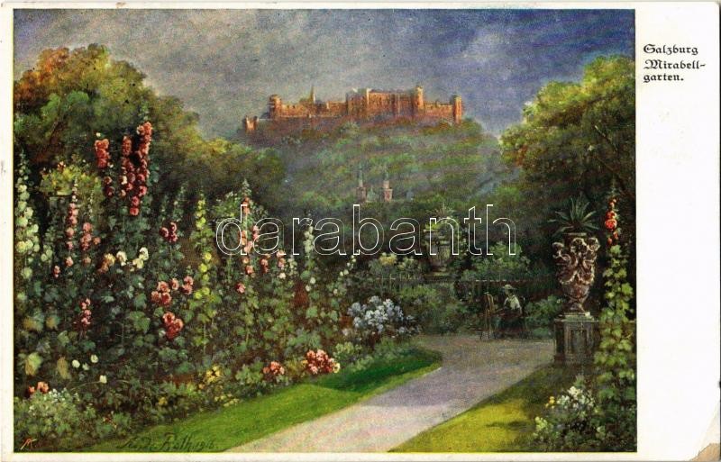 Salzburg, Mirabellgarten, Postkartenzentrale F. Morawetz / palace garden s: Andr. Roth (EK)
