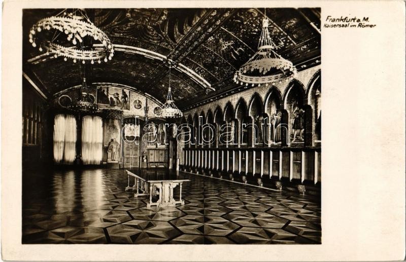 Frankfurt am Main, Kaisersaal im Römer / town hall, interior, Emperor Hall