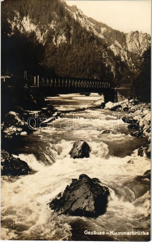 Gesause, Kummerbrücke / national park, bridge